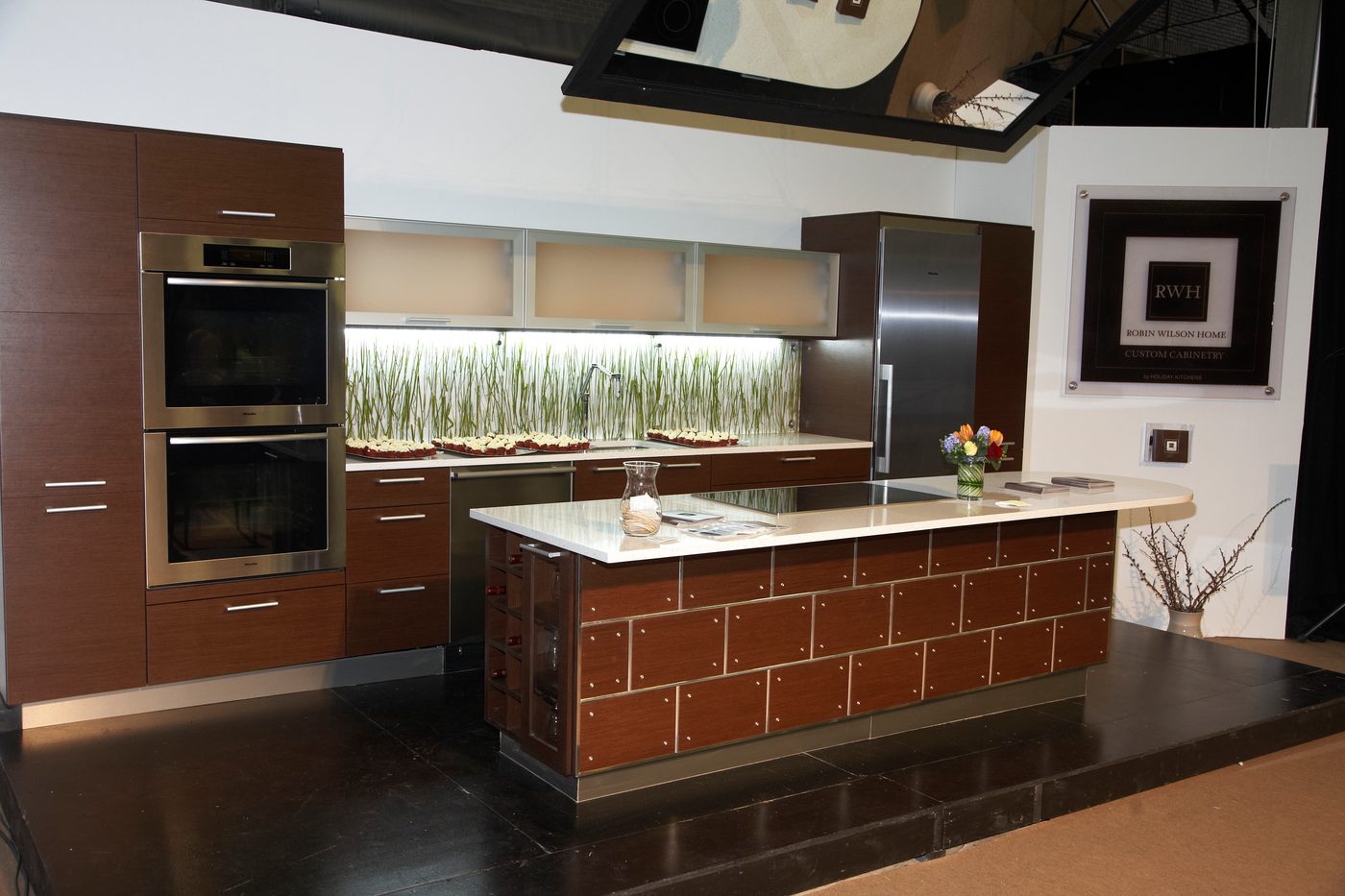 Culinary Pavilion kitchen display at the Architectural Digest Home Show